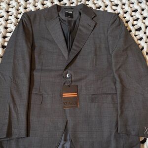 Zegna Charcoal Blazer for Men